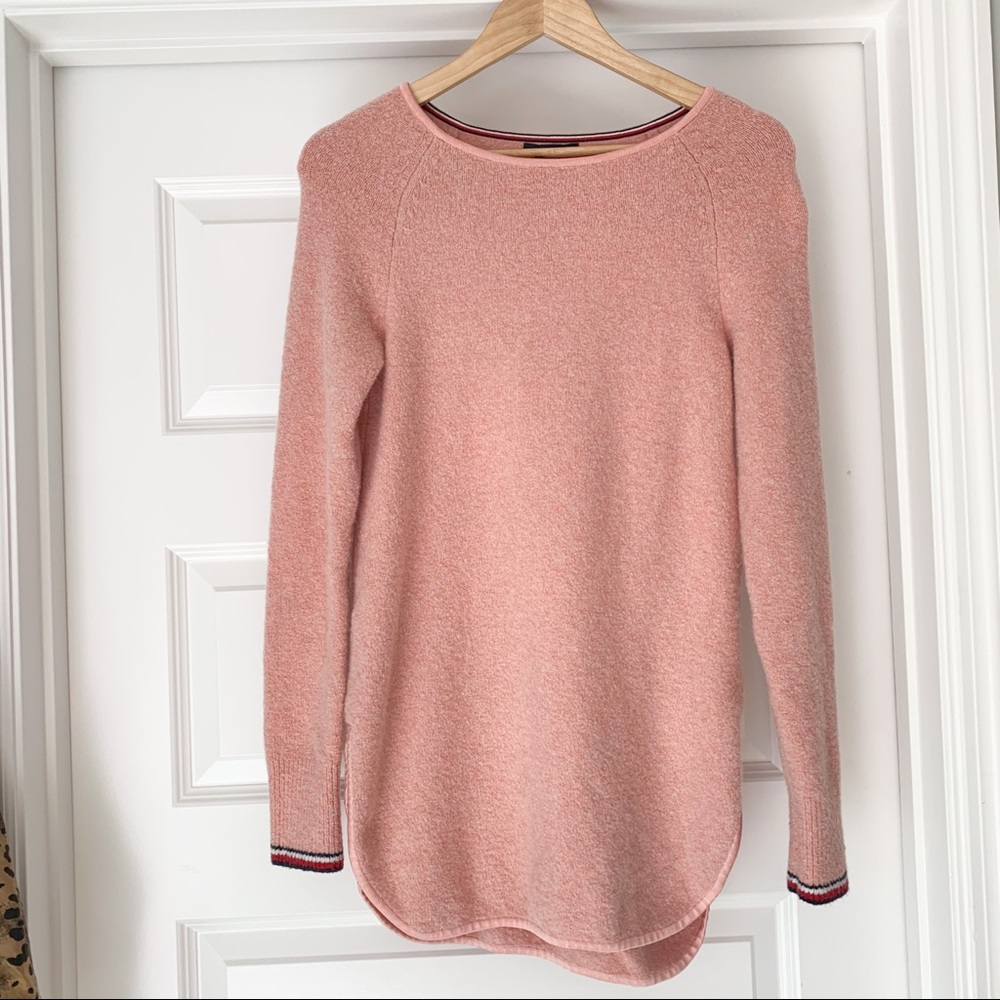 Tommy Hilfiger Pink Long Sleeve Soft Sweater XS